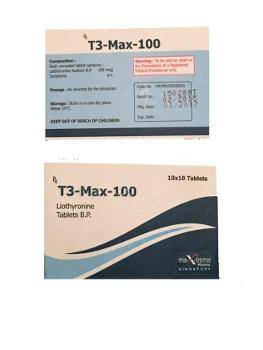 Generic Triiodothyronine T3 Max 100mcg 